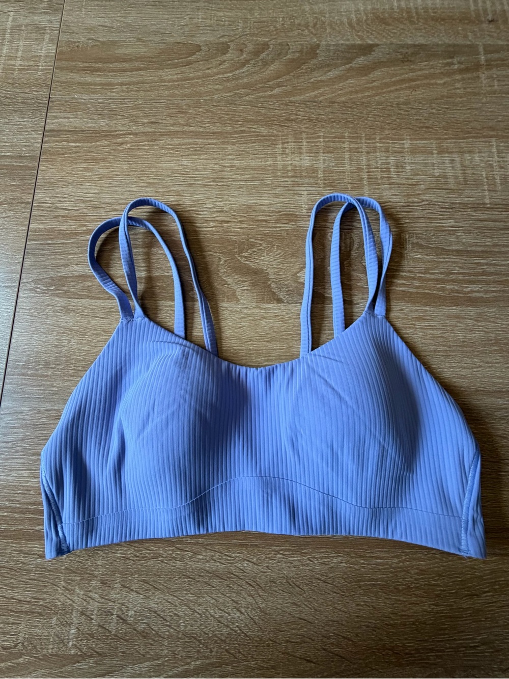 lululemon athletica Ribbed Double-Strap Bralette - Light Purple